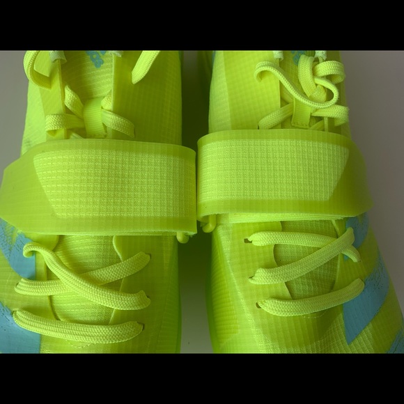 ADIDAS ADIZERO TJ PV TRIPLE JUMP POLE VAULT TRACK SIZE 15 M Lime Green FW2242 - Picture 9 of 12